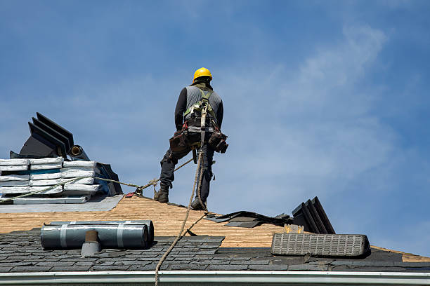 Professional Roofing technician working in Blackwater, VA